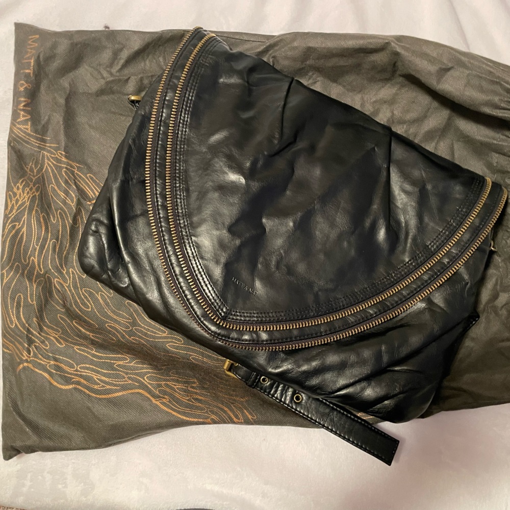 Matt & Nat Laptop Bag. Black
